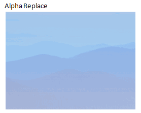 alpha replace